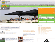 Tablet Screenshot of mhcleusden.nl